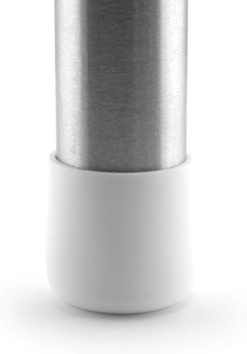 4x Ronde Buisdoppen Wit - Voetdoppen voor Stoelpoten en Meubels - 21 mm Diameter