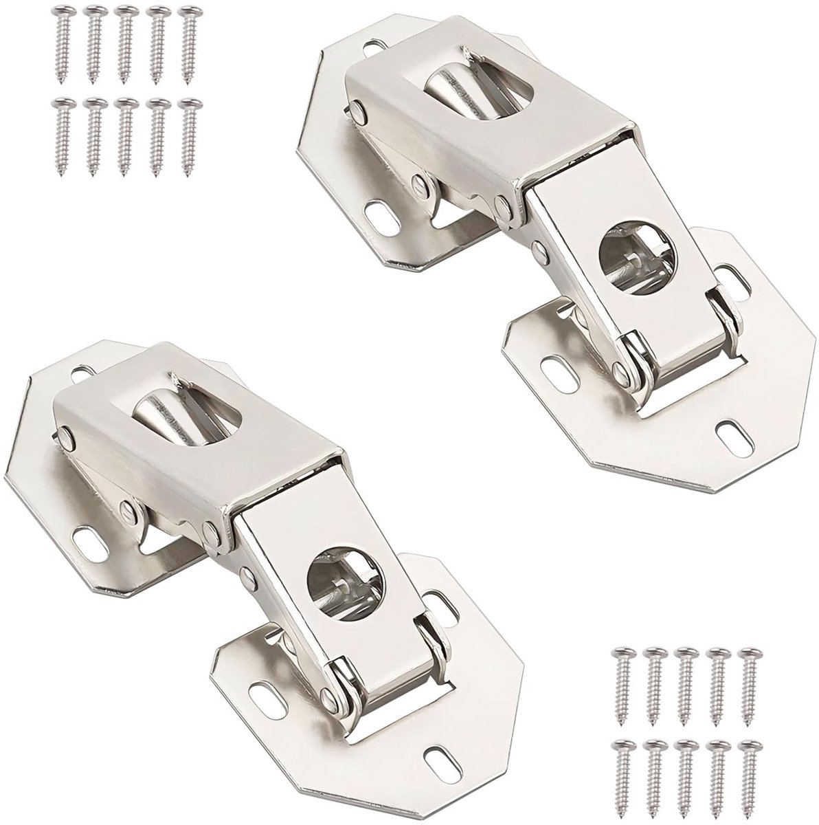 Dailygoods- Meubelscharnier - Scharnieren - Scharnier reparatie plaat - Scharnierboor - Scharniermal - Scharnieren zwart