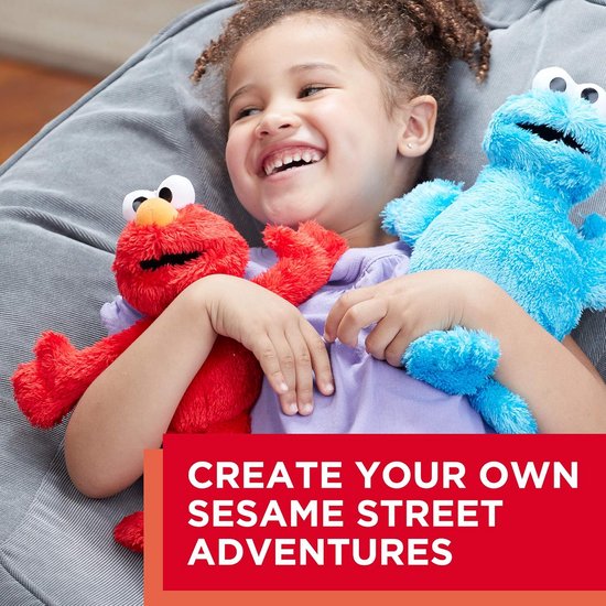 Pluche Elmo Pop - Zachte Knuffel - Kinderen Leren Spelen - Herkenbaar Figuur - 114 cm - Rood — afbeelding 2