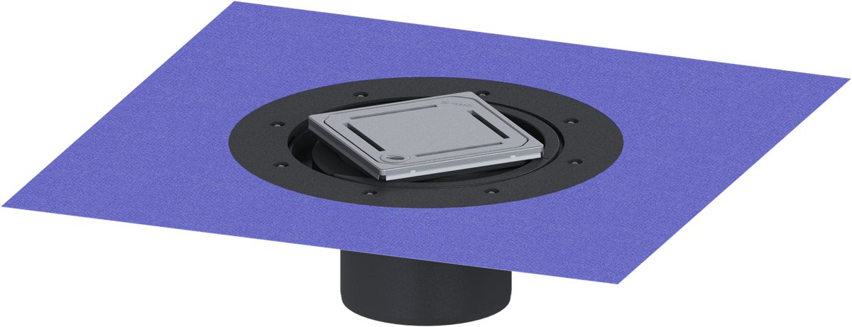 KESSEL-opzetstuk Variofix - designrooster Slot, V2A, Lock & Lift, K 3, 48619
