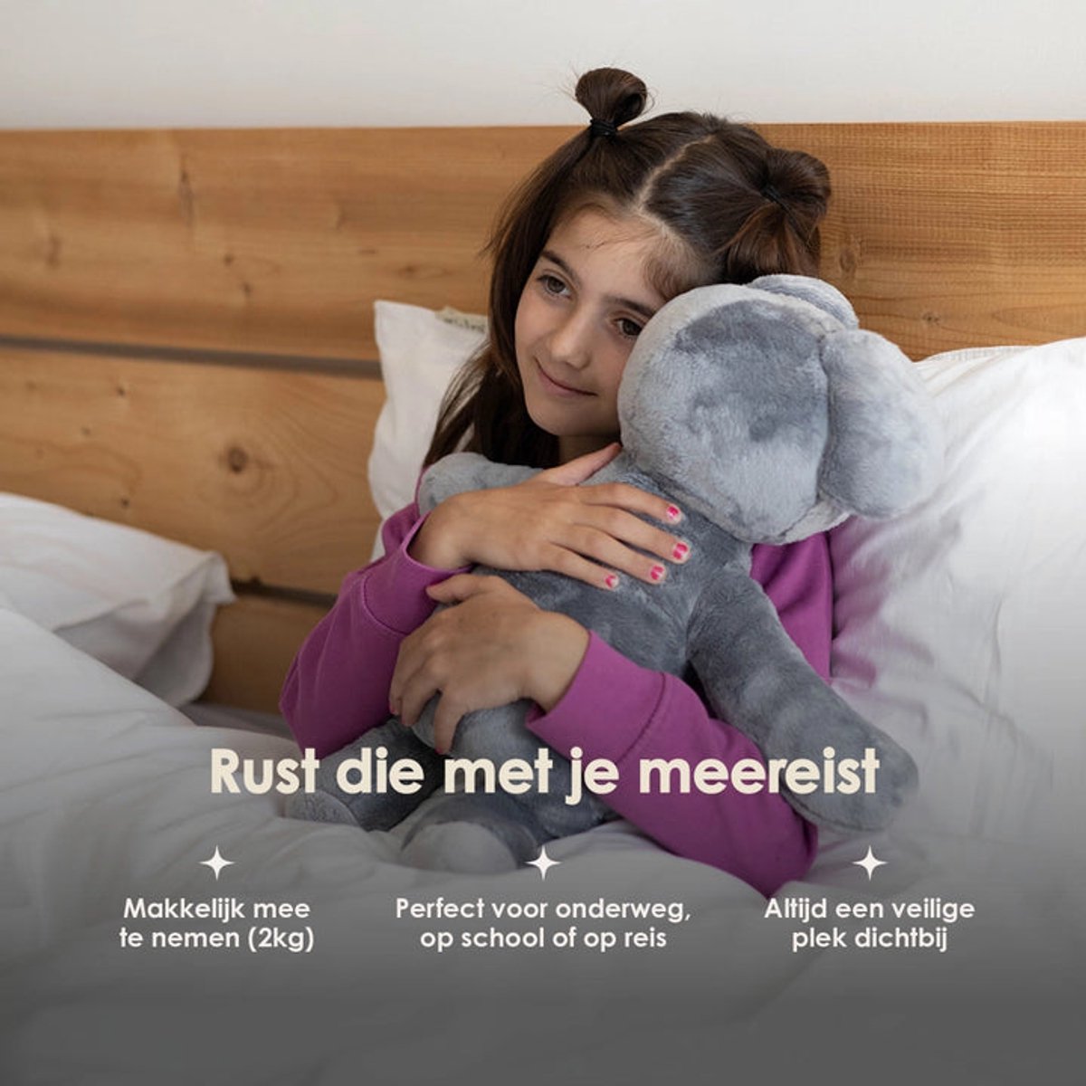 Lotgenootje Verzwaringsknuffel Koala - 45cm/2kg - Verzwaarde Knuffel - Weighted Stuffed Animal - Sensorisch Speelgoed - Zware Knuffel Anxiety - Plushie — afbeelding 2