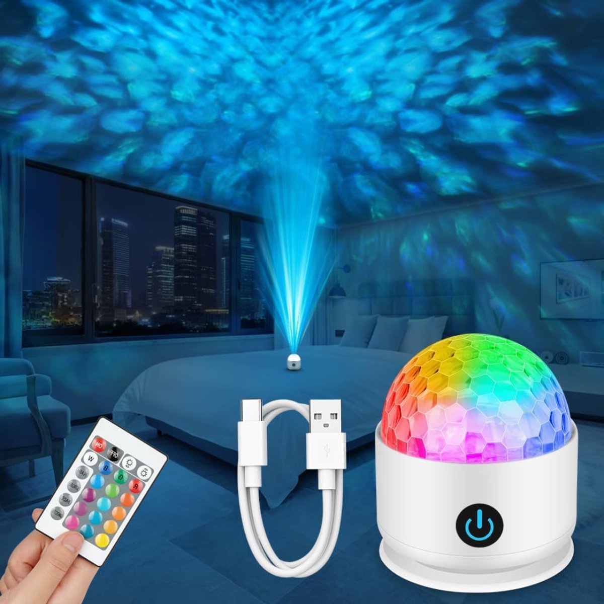 CLVP® Noorderlicht Projector - Galaxy Lamp - Aurora Projector