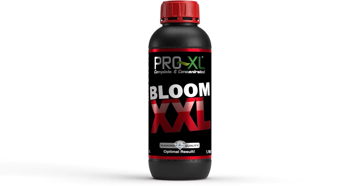 Pro XXL Bloom 1 liter Minimaal Gebruik: 0,75 ml per 1 liter water Normaal Gebruik: 1 ml per 1 liter water Extra Gebruik: 2 ml per 1 liter water