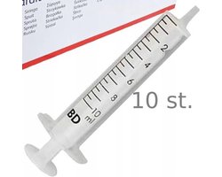 BD Discardit II - Spuit - Spuiten - Injectiespuit - Doseerspuit - Injectiespuit Zonder Naald - 10ml 10 stuks