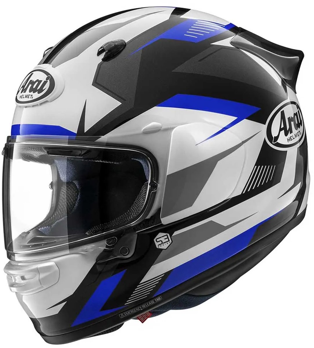 Arai Quantic Supra Blauw Zwart Wit Integraalhelm - Maat L – foto 6