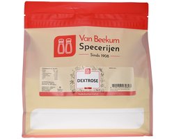 Van Beekum Specerijen - Dextrose - 2 KG (hersluitbare stazak)