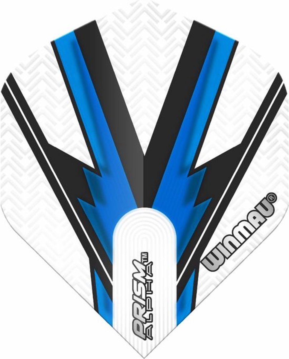 Winmau Prism Alpha White & Blue - Dart Flights