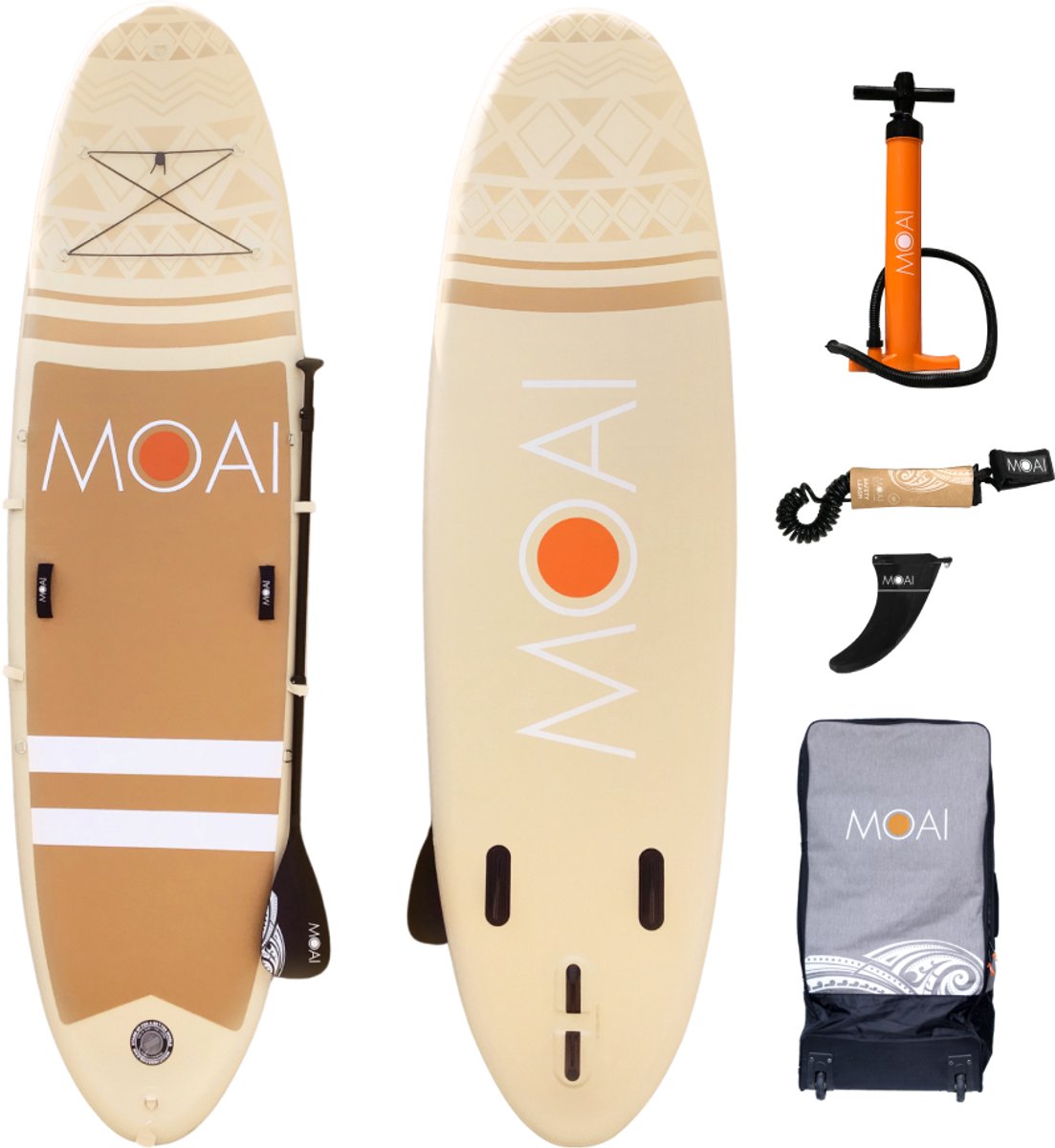 MOAI Yoga SUP 10'8 Pakket