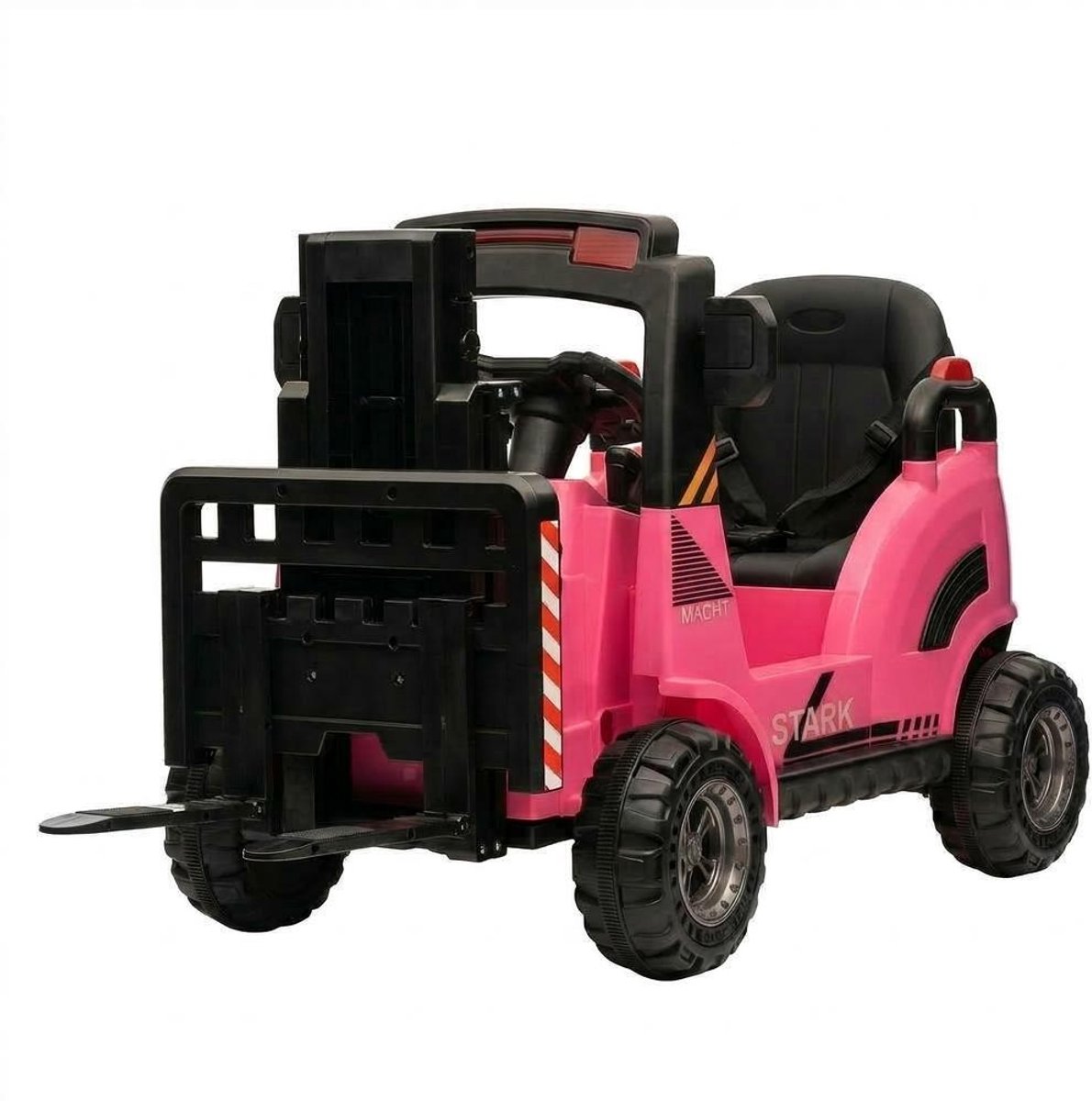 Triumpunpre - Elektrische Heftruck 12V - Hefvorken & Pallet - Afstandsbediening - Muziek & USB (Roze, Vanaf 3j)