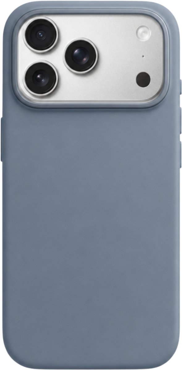 Mastersøn iPhone 17 Pro Siliconen Hoesje MagSafe - Blauw
