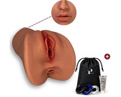 Pillow Pleasure® Sophie - 3-in-1 Pocket Pussy Basisbundel - Realistische Masturbator met Vagina, Mond & Anus - Inclusief Glijmiddel & Accessoires - Sexpop - Sekspop - Sex doll - Sexpop voor mannen - Sekspop voor man - sex toys hommes
