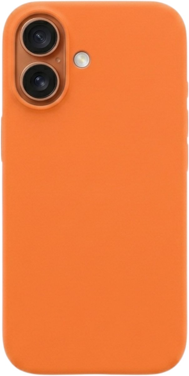 Mastersøn iPhone 17 Siliconen Hoesje MagSafe - Oranje