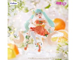 Furyu Hatsune Miku Noodle Stopper PVC Statue Flower Hatsune Miku Citrus Ver. 14 cm Beeld