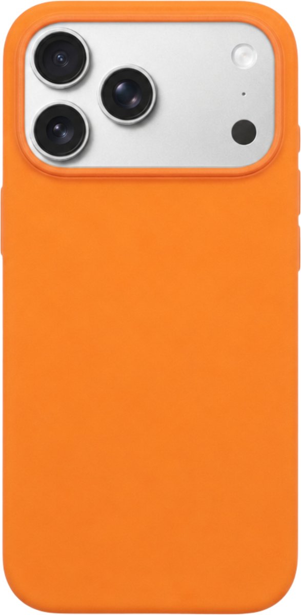 Mastersøn iPhone 17 Pro Siliconen Hoesje MagSafe - Oranje