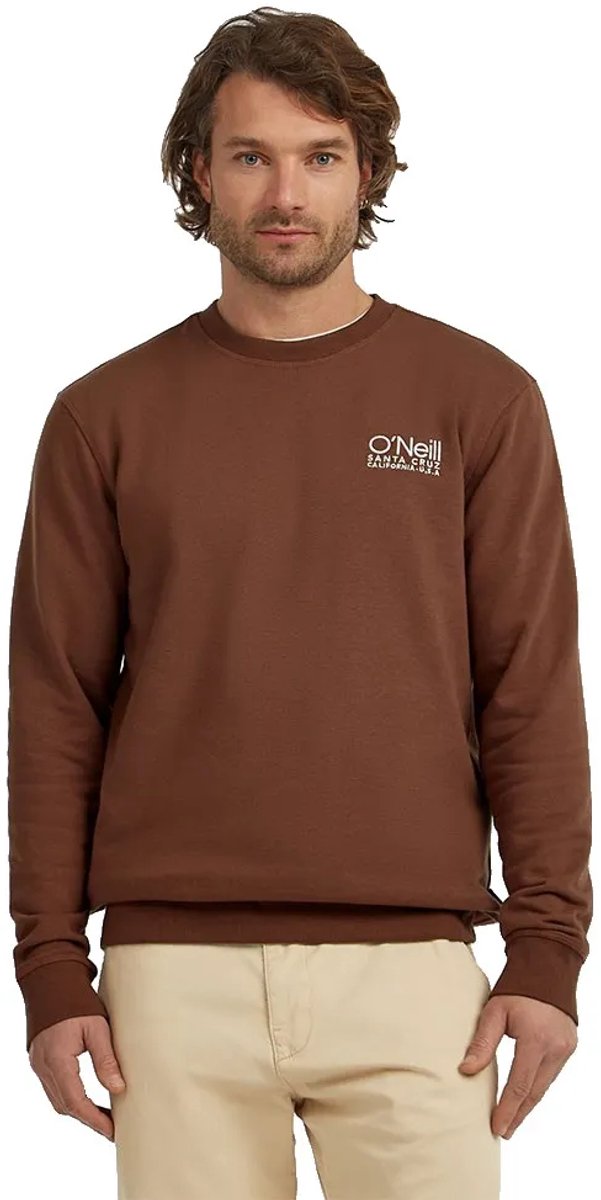 O´neill Original Cali Logo Sweatshirt L Man Hazel Spice