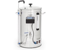 Klarstein bierbrouwset voor zelf brouwen, roestvrij stalen bierbrouwset, 35L bierbrouwsysteem, maischketel beer brewing kit voor beginners, app-bediening, auto-modus, circulatiepomp, 2500W bier brouwketel