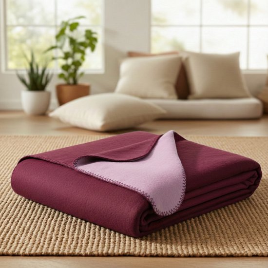 Yoga deken harmony ecru Plaid YOGISTAR van YOGISTAR — afbeelding 2