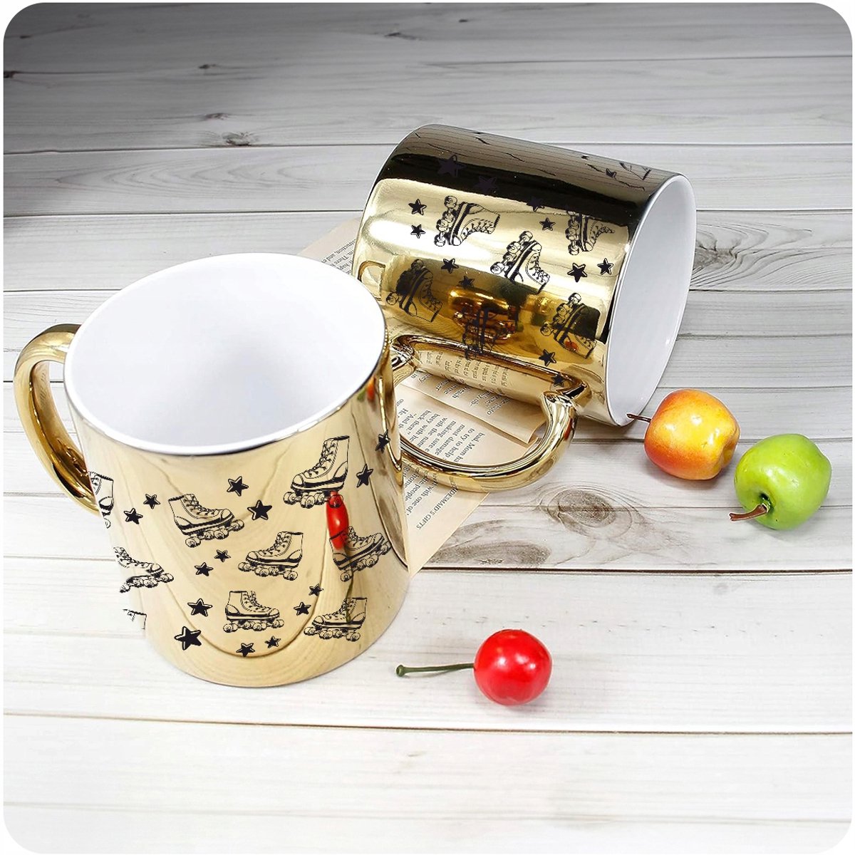Gouden Glanzende Mok 330ml - Perfect Cadeau voor Sportliefhebbers