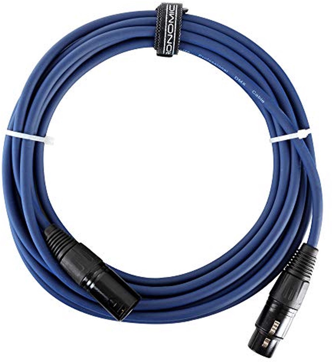 DMX Kabel - Lichtkabel XLR - Lichteffecten Bedraden - Goudcontacten Storingsvrij - 5 meter - Blauw