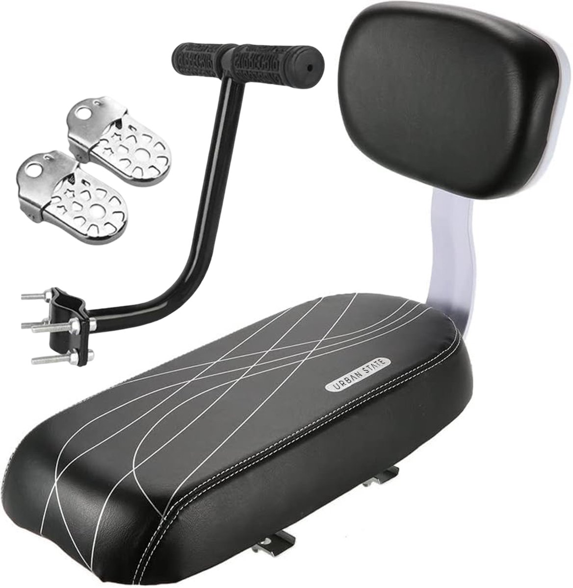 Fietsstoeltje set - fietszitje - achterzitje fiets - bagagedrager kussen