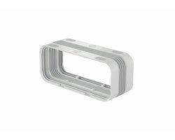 Naber 4051004 - PRIME flow P-UVB 150 universele verbinder, lichtgrijs