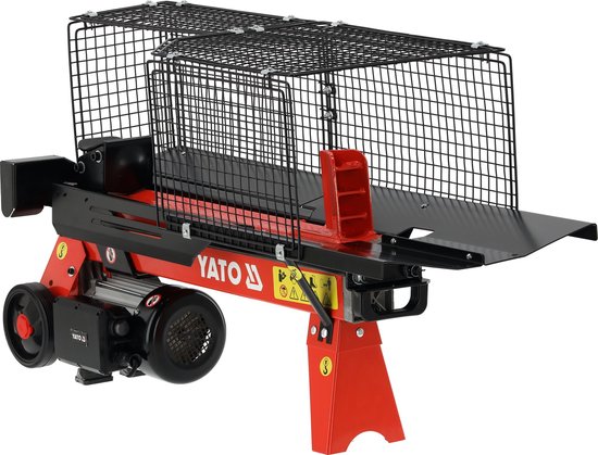 YATO YT-79950 Elektrische Houtklover - Hydraulische Klover - 5 Ton - 2200W - Voor Boomstammen tot 52 cm - Met Metalen Veiligheidskooi — afbeelding 2