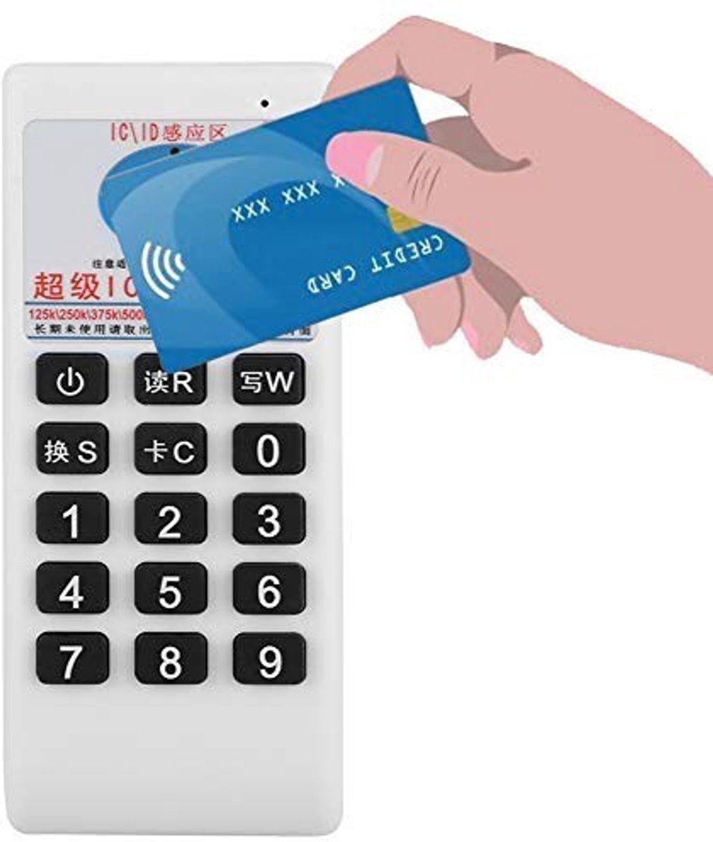 Dailygoods - Handheld IC/ID card copier - Multi-frequency copier - Compact formaat - Dupliceren van kaarten - Ideaal voor beveiliging - Ondersteu...