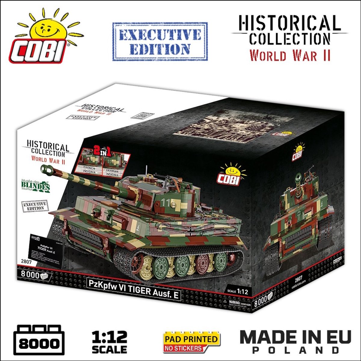 COBI 2807 PzKpfw. VI Tiger Ausf. E