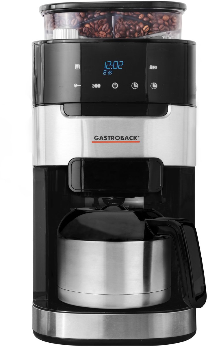 Gastroback 42711s Grind & Brew Pro Met RVS kan