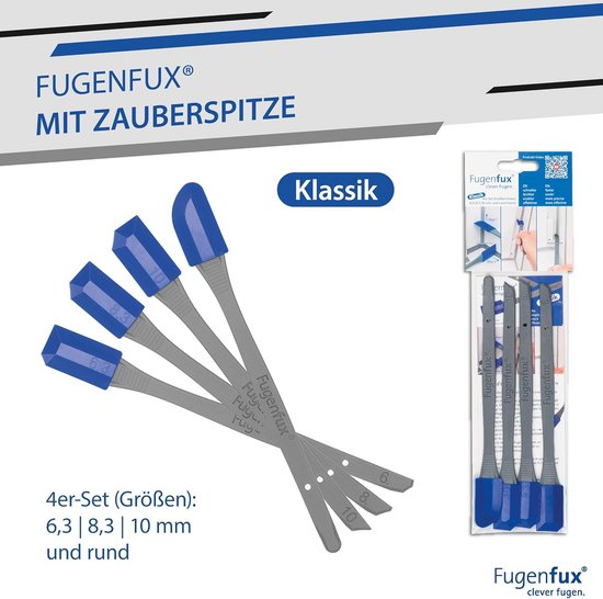 4-Delige Voegenkit Spatel Set - Perfect voor Siliconen en Kit - Voor Smalle Plekken — afbeelding 3