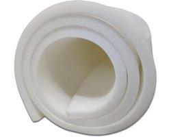 Schuimrubber uitsparing - Polyurethaan vulling - Kussens opvullen - Rekbaar materiaal - 100 x 150 cm - Wit