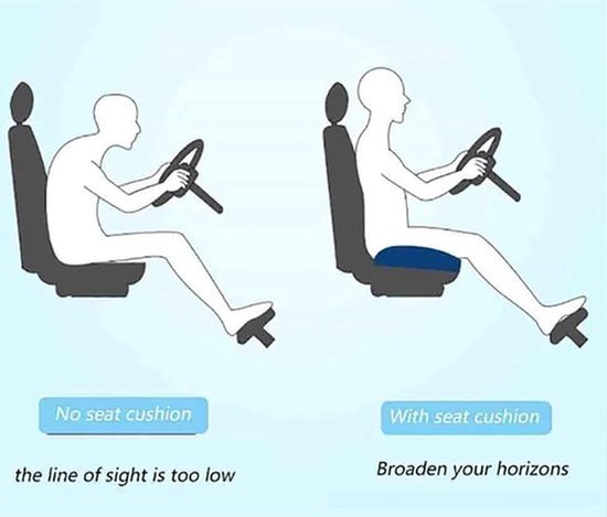 Stoelverhoger voor auto - Zitverhoger auto - Autozitje stoelverhoger - Stoelverhoger - Stoelverhoger Auto - Stoelverhogers - Must Have Voor In De Auto van A3Baby & Kids — afbeelding 2