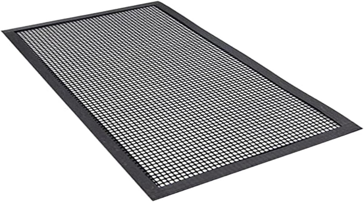 Beschermingsmat Inductie - Kookplaat Mat - Krasvrij Koken - Versterkte Rand - 44 x 24 cm - Zwart