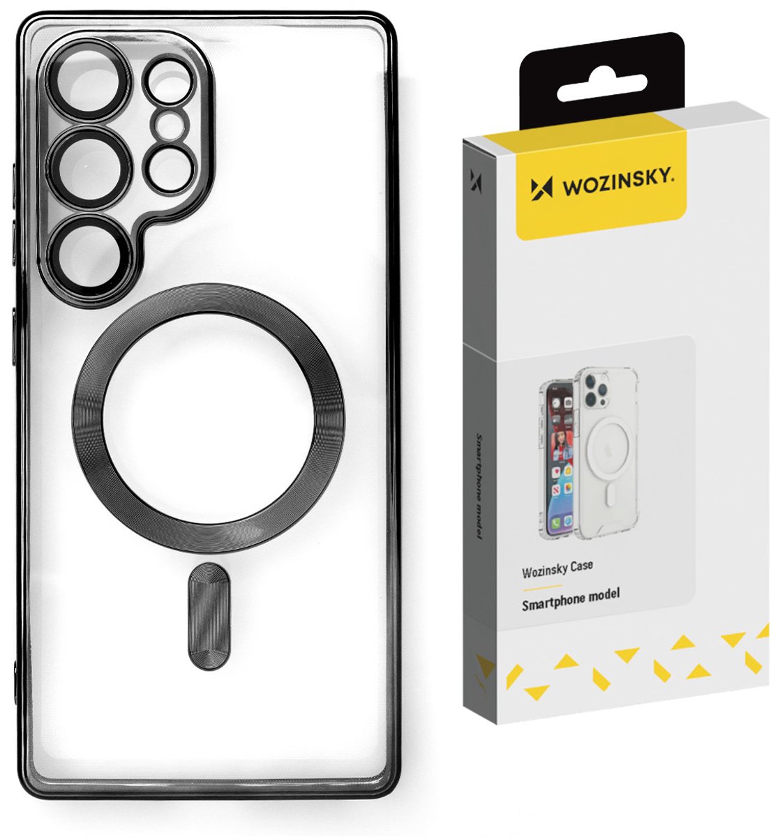 Wozinsky Case Magsave Voor Samsung Galaxy S24 Fe Anti-Slip Bescherming