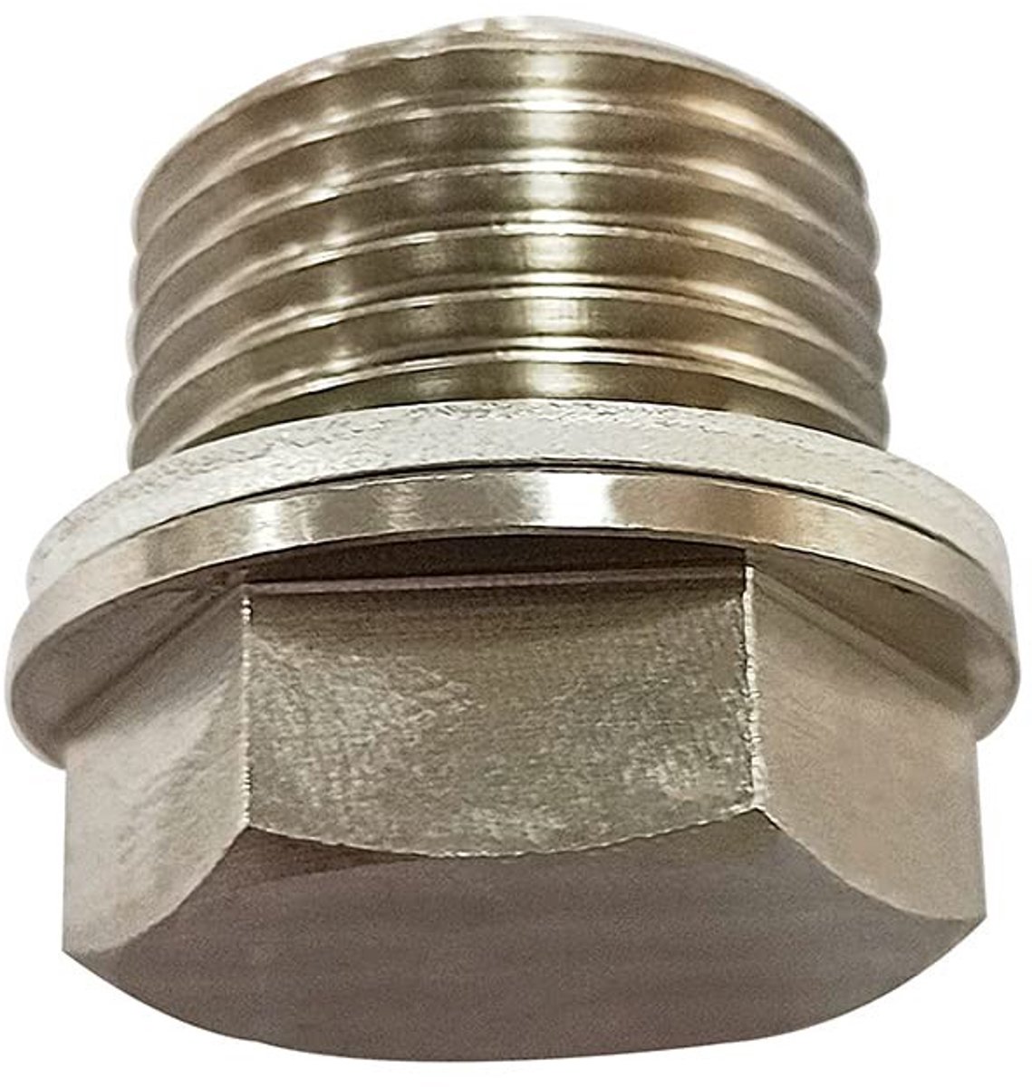Dailygoods- Olieafvoerplug M18 x 1,5 - Roestvrij Staal - Magnetische Plug - Hoge Temperatuur - Duurzaam - Inclusief Sluitring - Olieplug