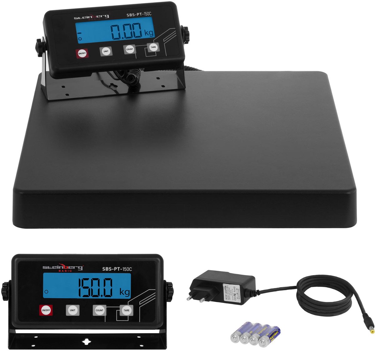 Pakketweegschaal - 150 kg / 20 g - Steinberg Systems