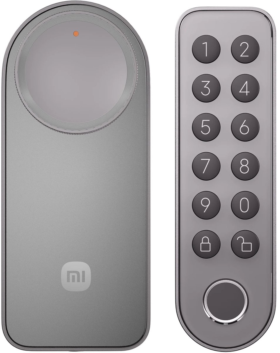 Xiaomi Self-Install Smart Lock met Keypad | Slim deurslot | Vingerafdruk, code, app, sleutel en Bluetooth | Wifi zonder gateway | Matter | IP65 keypad | Tot 6 maanden batterij