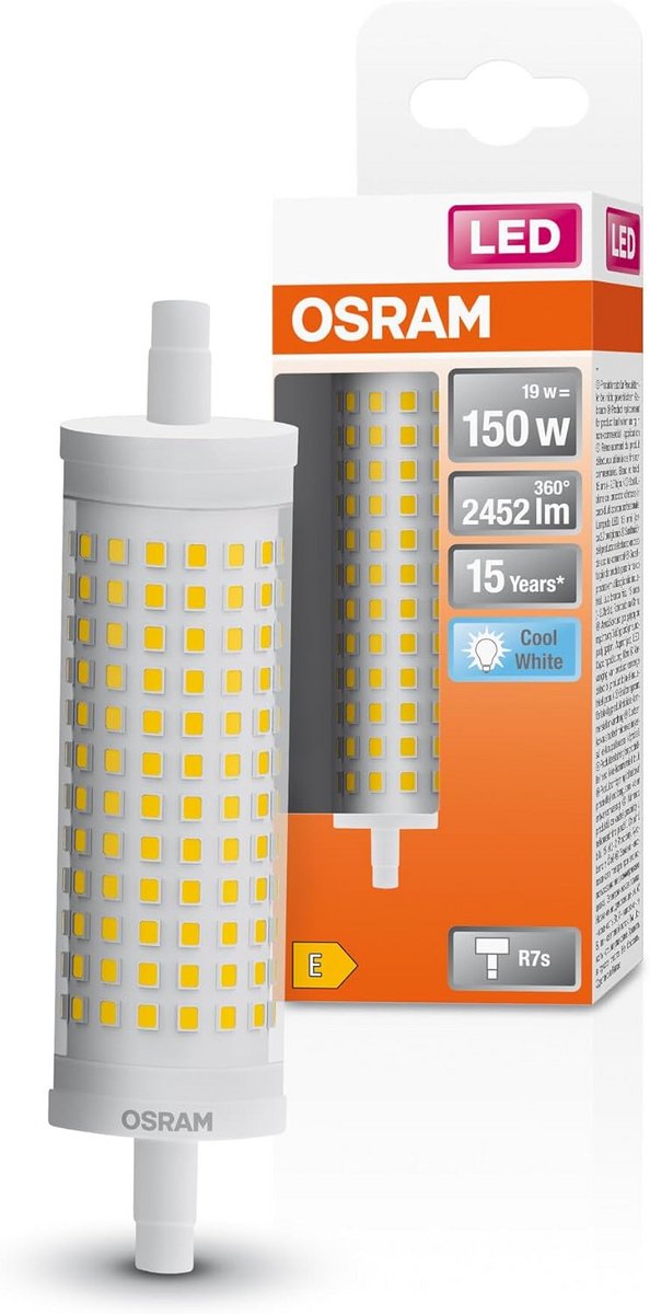 LED Lamp - Lichtbron - Binnenverlichting - Energiebesparend - 11.8 cm - Helder wit