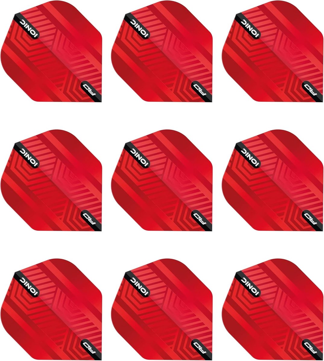 Dartpijlen Sets - Vliegjes - Precisie Werpen - Extra Dik - 9 Stuks - Rood