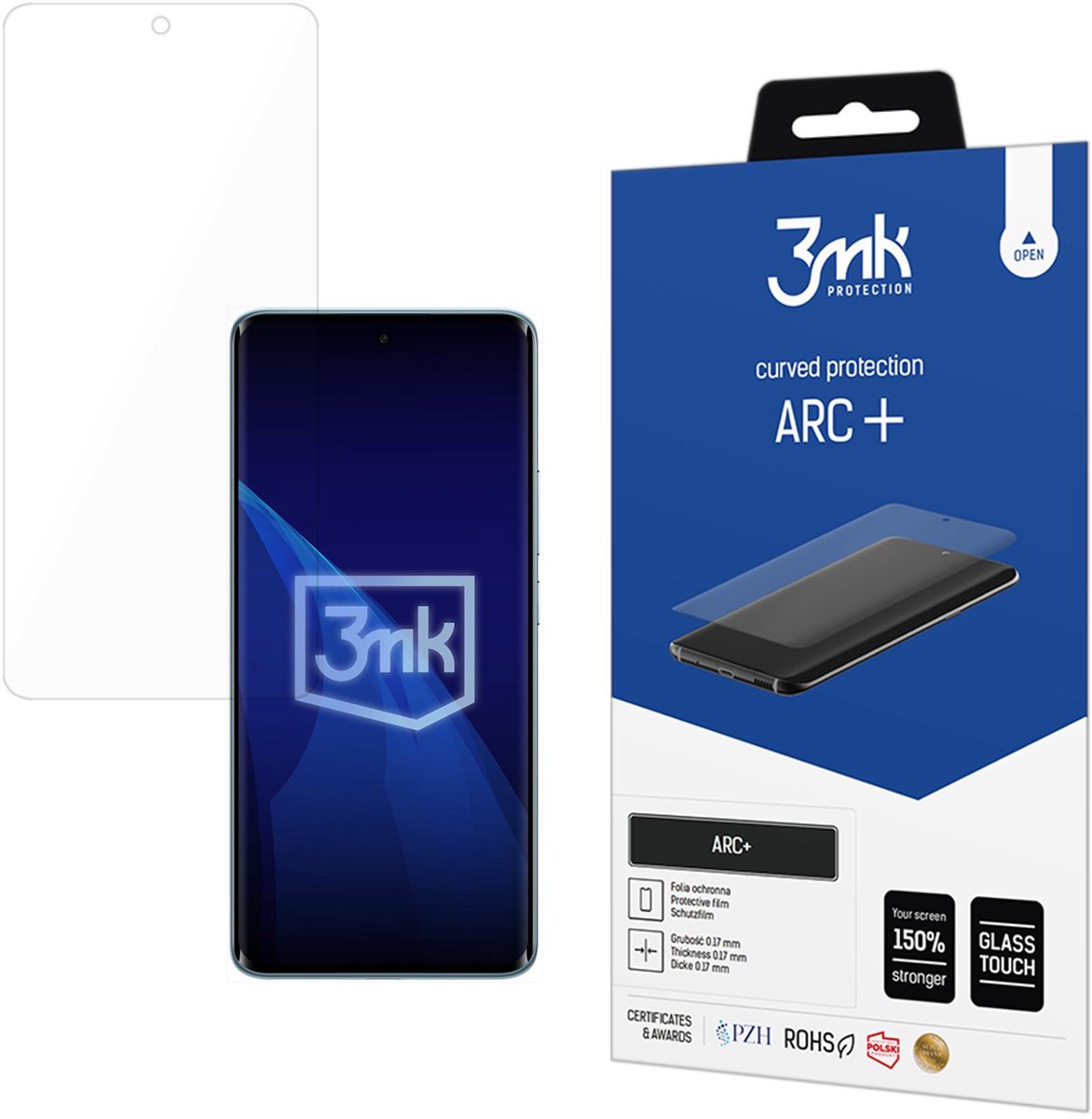 3Mk Arc+ Schermbescherming Voor Redmi Note 15 4G/5G Telefoon Tegen Krassen En Vingerafdrukken