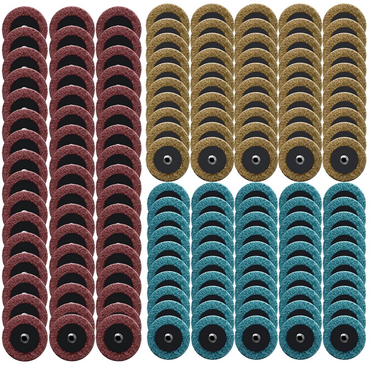 Schuurschijven - Oppervlakte schijven - Oppervlakte bewerken - Snel wisselend systeem - 150 stuks 51 cm - Niet gespecificeerd