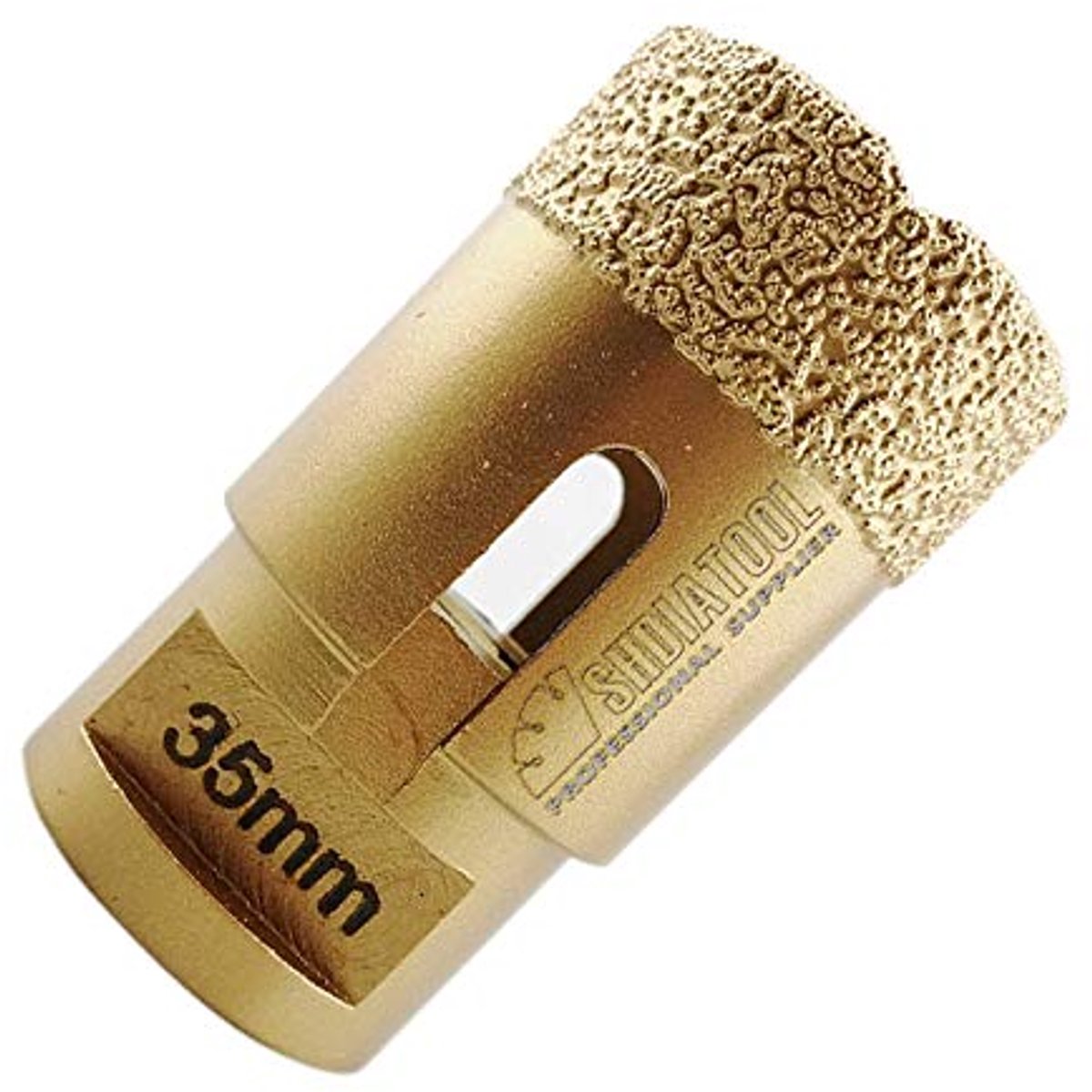 Diamantboor - Gatenzaag - Materiaal Boren - Vacuüm Gesoldeerd - 35 mm - Zilver