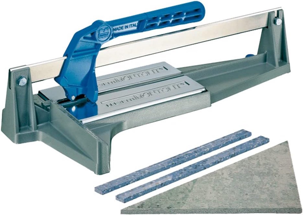 Tegelsnijder Mini - Handmatige snijder - Precisie snijden - Gegoten aluminium - 50 x 100 cm - Wit
