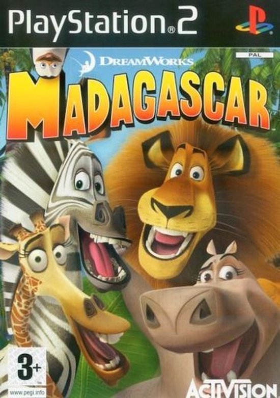 Madagascar: Platinum -  PS2 - Engelstalige Hoes