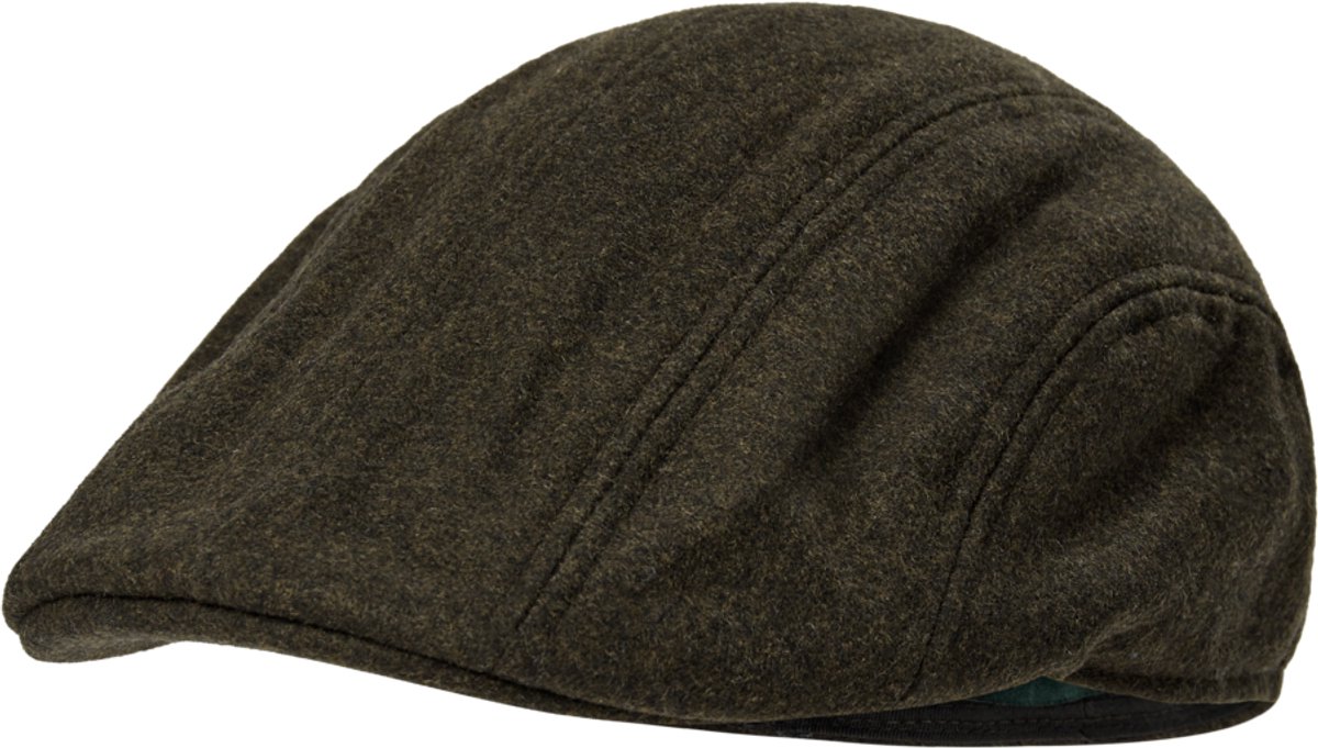 Deerhunter Tatra Flatcap - Loden Wood Scandinavische Flatcap Heren Flatcap Outdoor Flatcap Maat-56/57