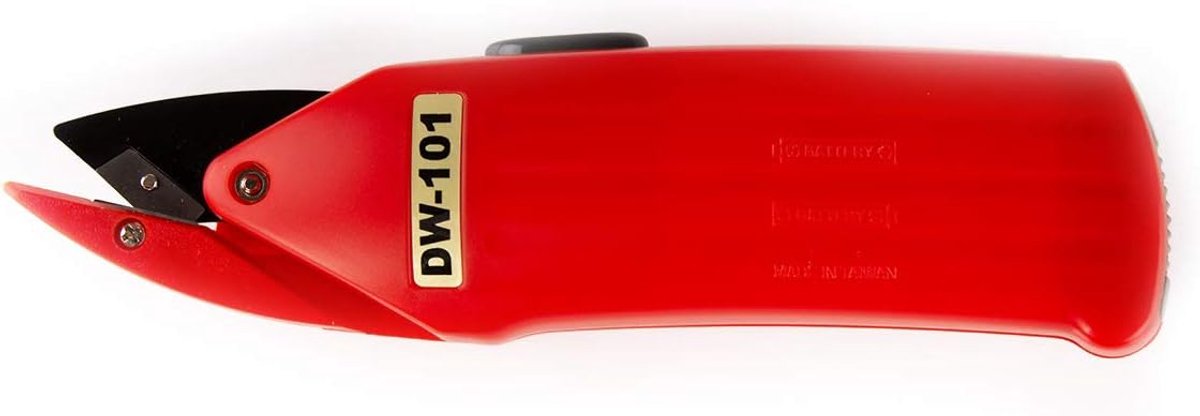 Elektrische Schaar - Draadloze Snijder - Stoffen Snel Knippen - Batterijgevoed Ontwerp - 16 cm - Rood