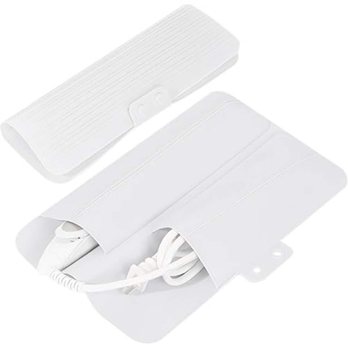 Hittebestendige Mat - Styling Mat - Bescherming Styling Tools - Opvouwbaar Ontwerp - 23.7 x 18.3 cm - Wit