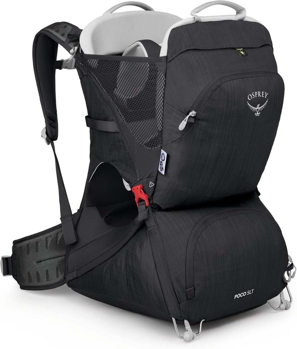 Kinderdrager - Babyrugzak - Buitenavontuur - Lichtgewicht design - 59.94 cm - Zwart