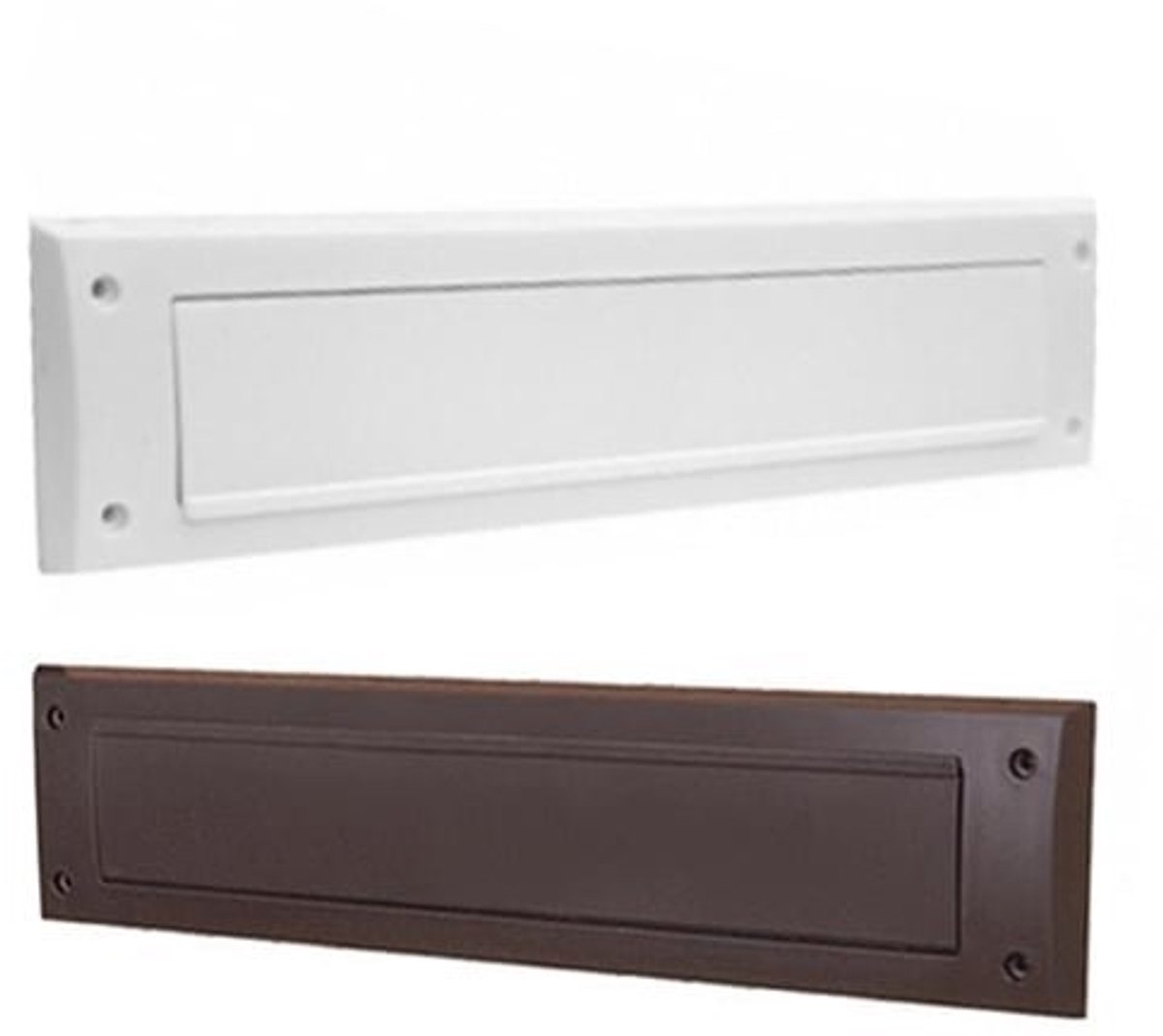 Interne Letterplaat Seal Met Flap - Bruin (343Mm x 80Mm)