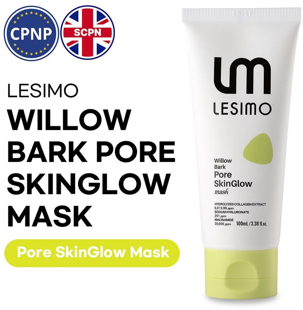 Skin Glow Mask Pore lesimo
